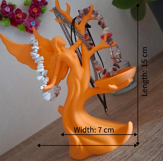 Bezpečné uložení vílí větve šperků a prstenů bez zamotání